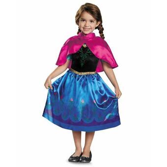 Kostuums voor Kinderen Frozen Anna Travel Blauw