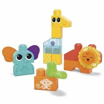 Bouwspel Megablocks Rock´n Rattle Safari Multicolour