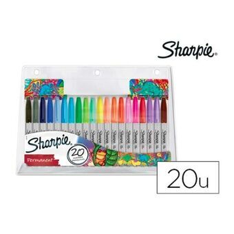 Set Viltstiften Sharpie 2061128 Multicolour 20 Onderdelen