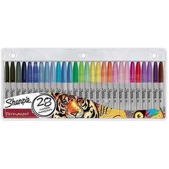 Set Viltstiften Sharpie 2061129 Permanent Multicolour 28 Onderdelen