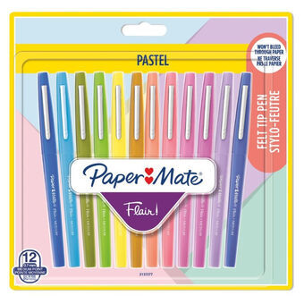 Set Viltstiften Paper Mate 2137277 12 Onderdelen