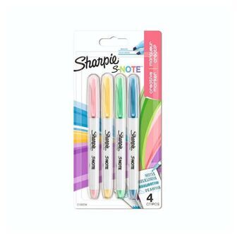 Markeerset Sharpie 2138234 1-3 mm 4 Stuks (4 Stuks)