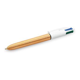 Boligrafo de tinta líquida Bic 992580 1 mm Multicolour Gouden (3 Onderdelen)