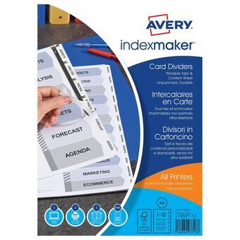 Spoorverbreders Avery 1732061 Wit Karton (1 Stuks)