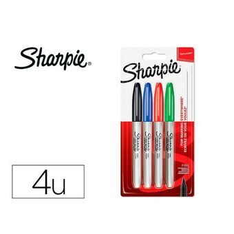 Wereldkaart om te Krassen Sharpie 1985858 (4 Stuks)