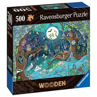 Puzzel Ravensburger 17516 Fantasy Forest Hout 500 Onderdelen