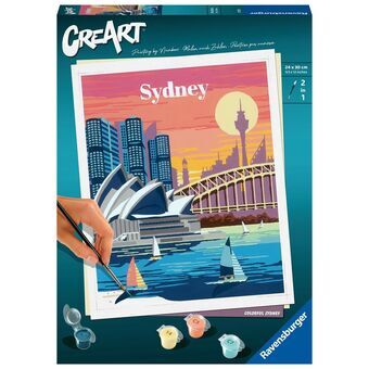 Set voor verven op nummer Ravensburger Sydney