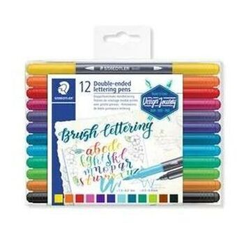 Set Viltstiften Staedtler 3004 TB12 Multicolour (12 Onderdelen)