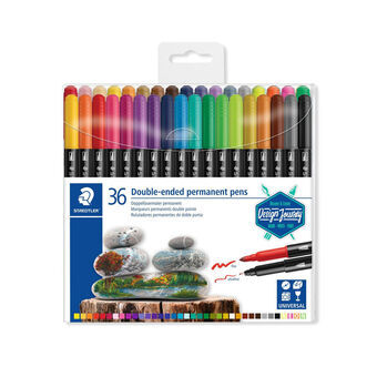 Set Viltstiften Staedtler 3187 Multicolour (36 Onderdelen)