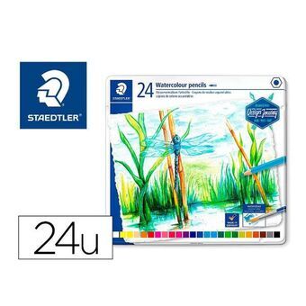 Aquarel Kleurpotloden Staedtler 146 10C Groen Multicolour 24 Onderdelen