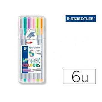 Set Viltstiften Staedtler 334 SB6CS1 (6 Stuks)