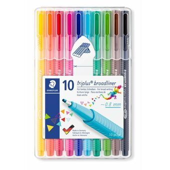 Set Viltstiften Staedtler 338 SB10 (10 Onderdelen)