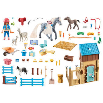 Playset Playmobil 71353 Horses of Waterfall 117 Onderdelen