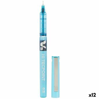 Boligrafo de tinta líquida Pilot V-5 Hi-Tecpoint Licht Blauw 0,3 mm (12 Stuks)