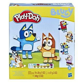 Plasticine Spel Hasbro Bluey 11 kleuren Multicolour