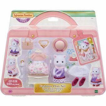 Gelede Figuren Sylvanian Families The Fashion Suitcase And Big Sister Persian Cat