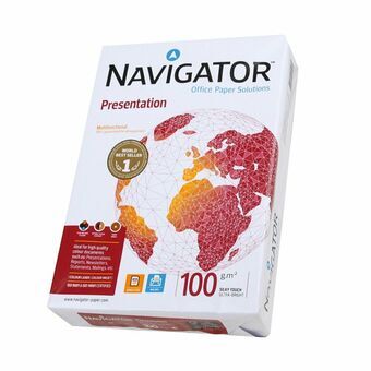 Printpapier Navigator NAV-100-A4 A4 500 Lakens Wit (1 Stuks) (500 Stuks)