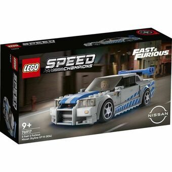 Playset Lego Fast and Furious: 76917 Nissan Skyline GT-R (R34) 319 Onderdelen