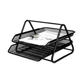 Classificatiebak Q-Connect gxa100 Zwart Metaal Plastic 30 x 35 x 18,5 cm