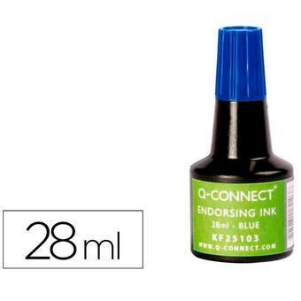 Navulinkt Q-Connect KF25103 Blauw 28 ml