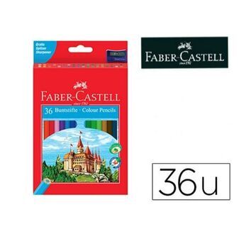 Kleurpotloden Faber-Castell Castle Multicolour 36 Onderdelen