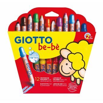 Kleurpotloden GIOTTO be-bè Multicolour 12 Onderdelen