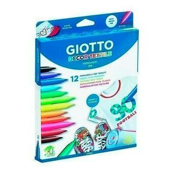 Set Viltstiften Giotto F49490000 Multicolour (12 Onderdelen)