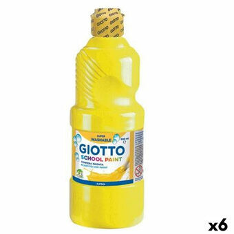 Gematigd Giotto School Geel 500 ml Wasbaar (6 Stuks)