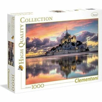 Puzzel Clementoni The magnificent Mont Saint-Michel 39367.1 98 x 33 cm 1000 Onderdelen