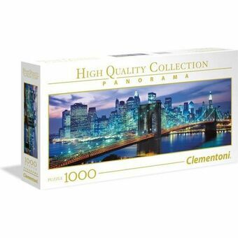 Puzzel Clementoni Panorama Brooklyn Bridge New York 39434 98 x 33 cm 1000 Onderdelen