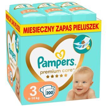 Wegwerpluiers Pampers 3 (200 Stuks)