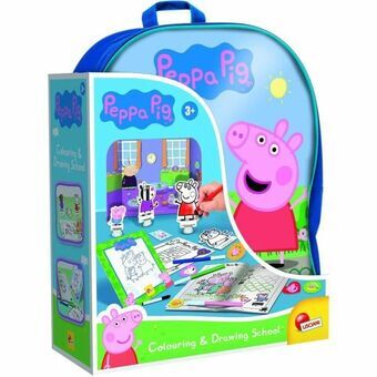 Activiteitendoos om te Kleuren Lisciani Giochi Peppa Pig Rugzak