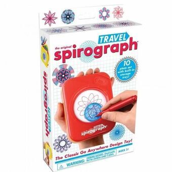 Tekenset Spirograph Silverlit travel Multicolour 10 Onderdelen