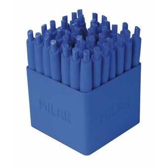 Boligrafo de tinta líquida Milan 176530140 Blauw 1 mm (40 Stuks)