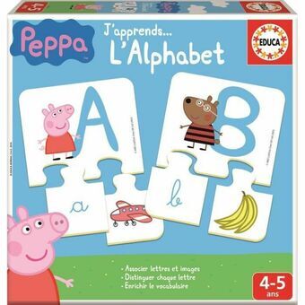 Educatief Spel Educa PEPPA PIG Abc (FR) Multicolour (1 Onderdelen)