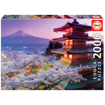 Puzzel Educa Mount Fuji Japan 16775 2000 Onderdelen