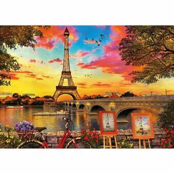 Puzzel Educa Sunset In Paris 2000 Onderdelen