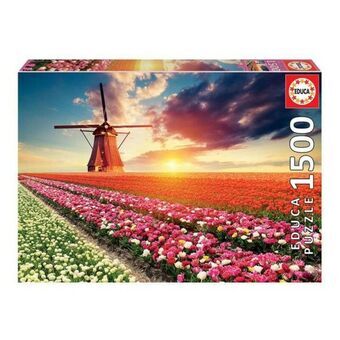 Puzzel Educa Fields of Tulips 18465 1500 Onderdelen