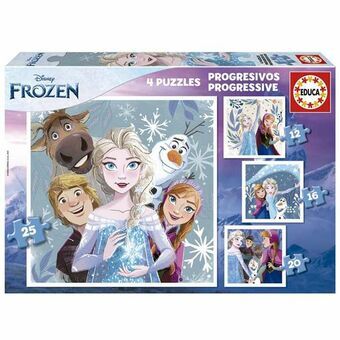 Puzzel Frozen Progressieve moeilijkheidsgraad