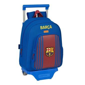 Schoolrugzak met Wielen F.C. Barcelona 27 x 33 x 10 cm