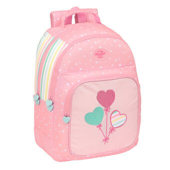 Schoolrugzak BlackFit8 Globitos Roze 32 x 42 x 15 cm