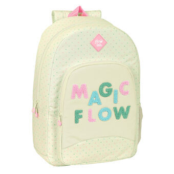 Schoolrugzak Glow Lab Magic flow Beige 30 x 46 x 14 cm