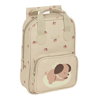 Schoolrugzak Safta Puppy 20 x 28 x 8 cm Beige