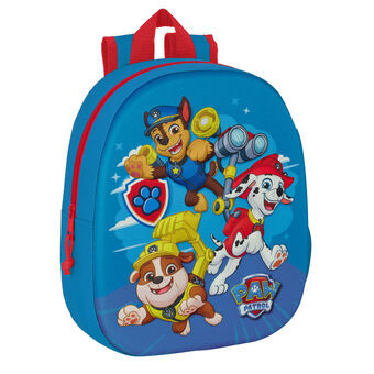 Schoolrugzak The Paw Patrol 3D 27 x 33 x 10 cm Blauw