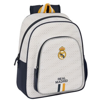 Schoolrugzak Real Madrid C.F. Wit 28 x 34 x 10 cm