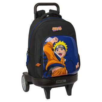 Schoolrugzak met Wielen Naruto Ninja 33 X 45 X 22 cm