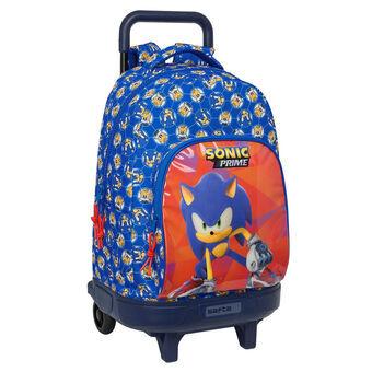 Schoolrugzak met Wielen Sonic Prime 33 X 45 X 22 cm