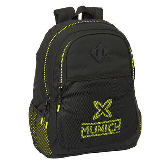 Schoolrugzak Munich Beat Zwart 32 x 44 x 16 cm