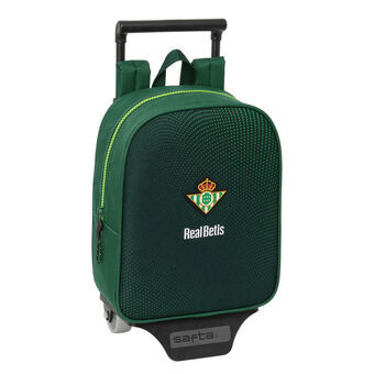 Schoolrugzak met Wielen Real Betis Balompié Groen 22 x 27 x 10 cm