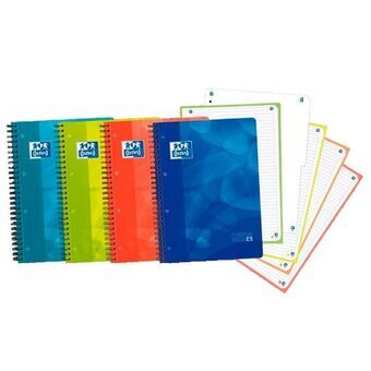 Schrift Oxford European Book 4 Multicolour A4 5 Stuks